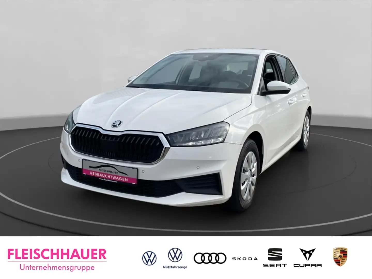 Skoda Fabia Ambition Navi LED Apple CarPlay Android Auto Musik Bianco - 1