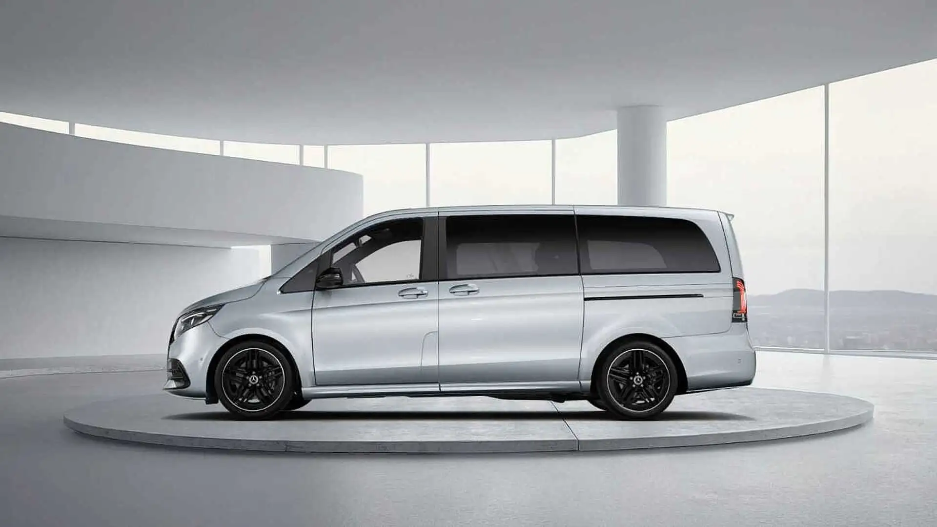 Mercedes-Benz V 300 D L2 EXCLUSIVE Argent - 2