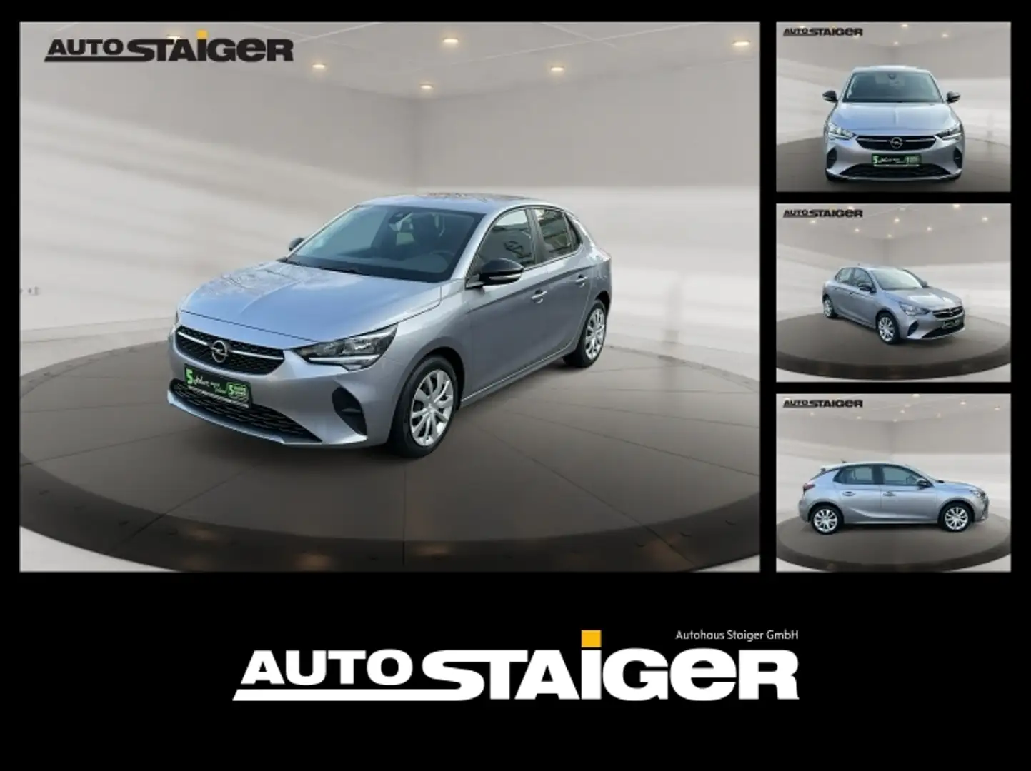 Opel Corsa F 1.2 Turbo Edition Sitzheizung Klima PDC Gris - 1