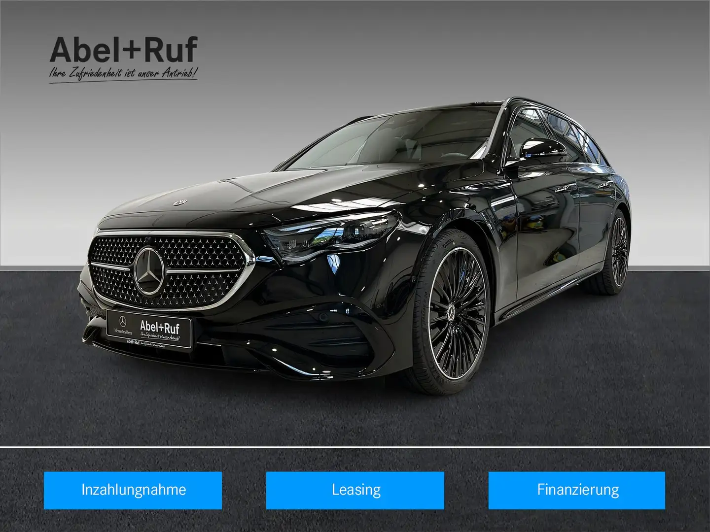 Mercedes-Benz E 450 d 4M T AMG+DIST+NIGHT+Burm+HuD+StHz+AHK+360 Schwarz - 1