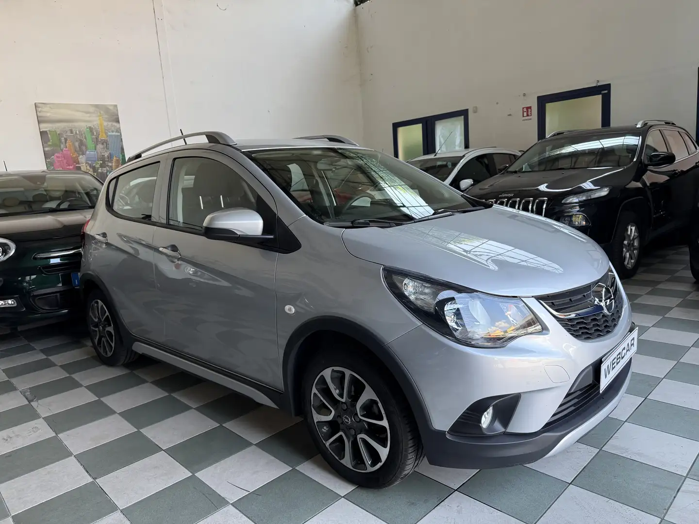 Opel Karl 1.0 Rocks s&s 73cv my19 Argento - 1