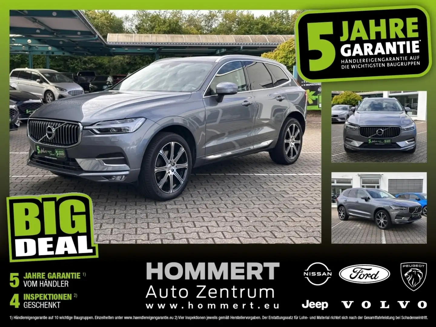 Volvo XC60 T6 AWD Inscription *Kamera*Navi*Sitzh.* Grau - 1