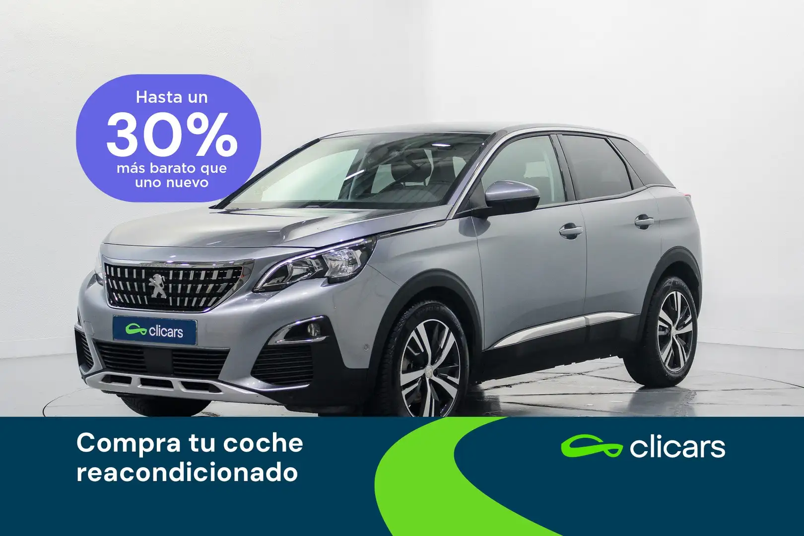 Peugeot 3008 1.2 S&S PureTech Allure 130 Silber - 1