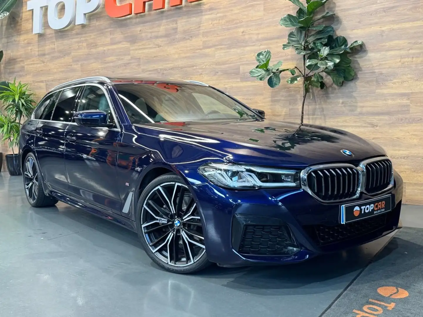 BMW 520 D Touring Pack M Blauw - 1