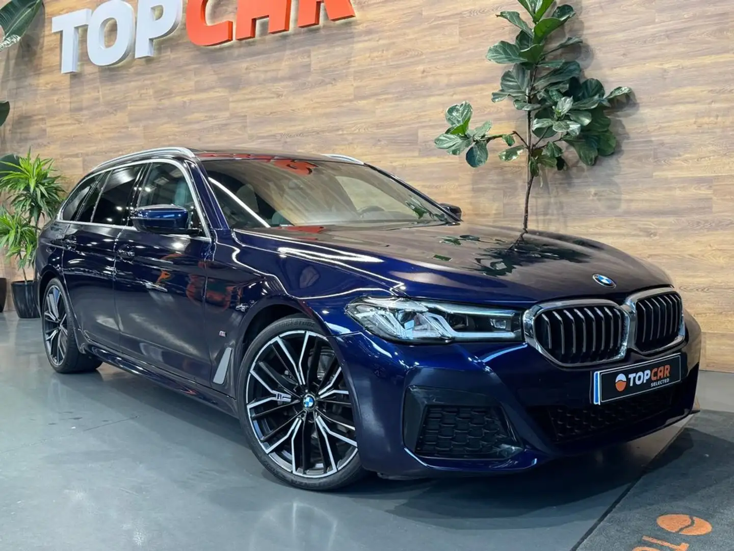 BMW 520 D Touring Pack M Blauw - 2