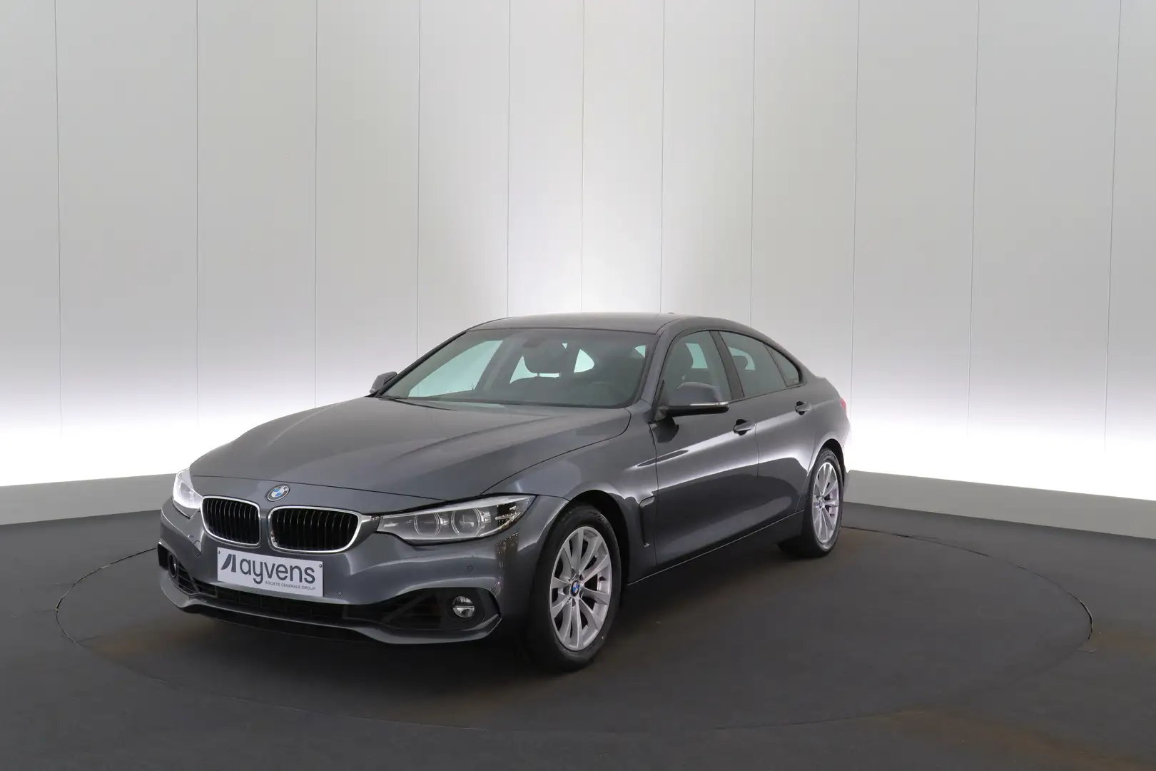 BMW 418 4 Gran Coupe 418iA OPF Business LEDER/CUIR LED GPS Gris - 1