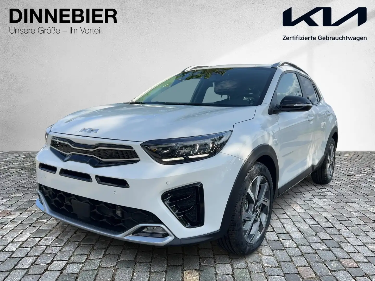 Kia Stonic GT-Line Glasdach+LED+Kamera+Navi+SHZ Blanc - 2