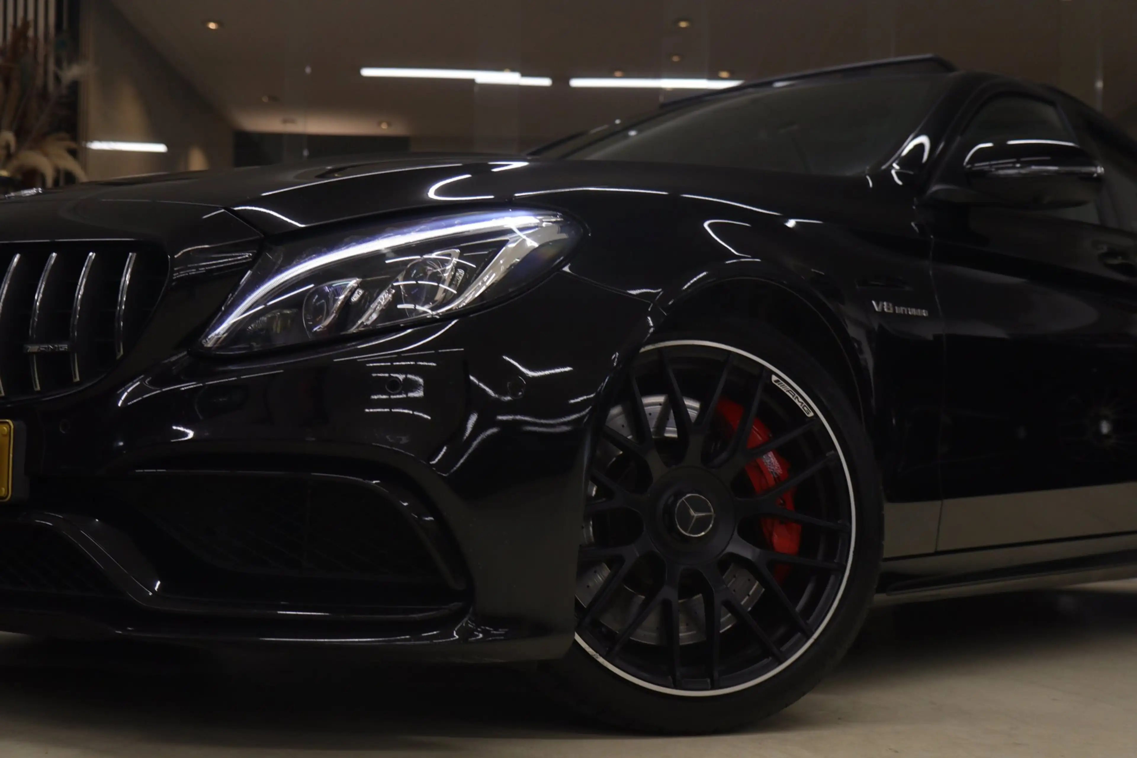 Mercedes-Benz C 63 AMG S 510PK PANO/HUD/MEMORY/BURM/360C/SFEER/LEER/KEYLE — photo 14