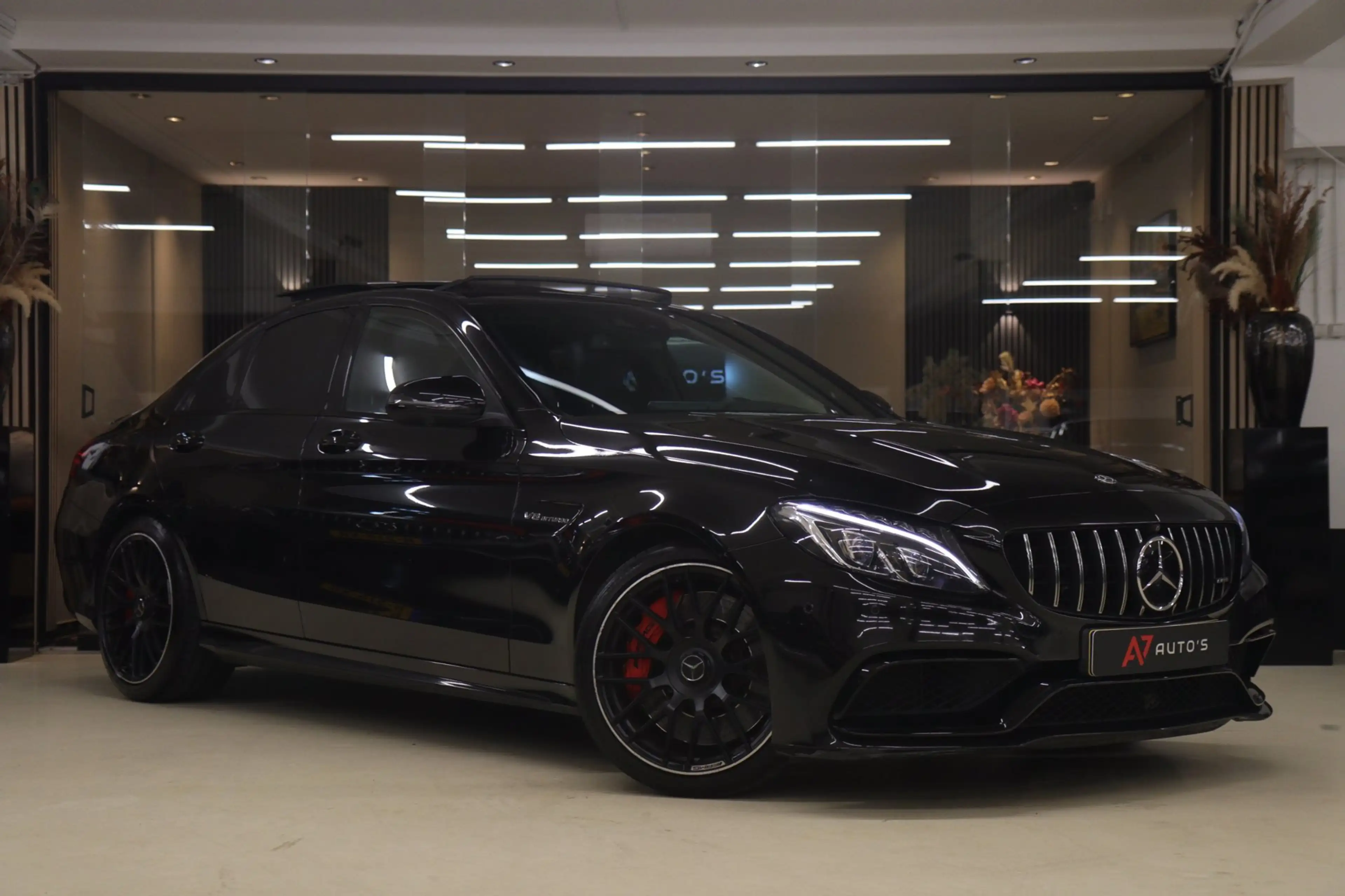 Mercedes-Benz C 63 AMG S 510PK PANO/HUD/MEMORY/BURM/360C/SFEER/LEER/KEYLE — photo 3