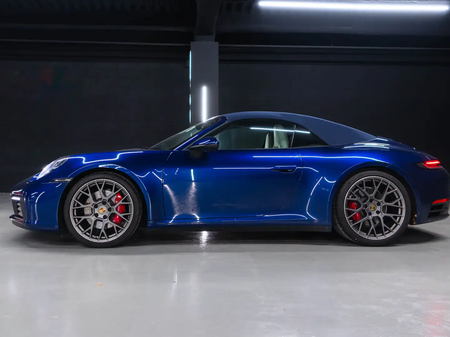 Porsche 911 911 Cabrio 3.0 Carrera 4S auto Blau - 2