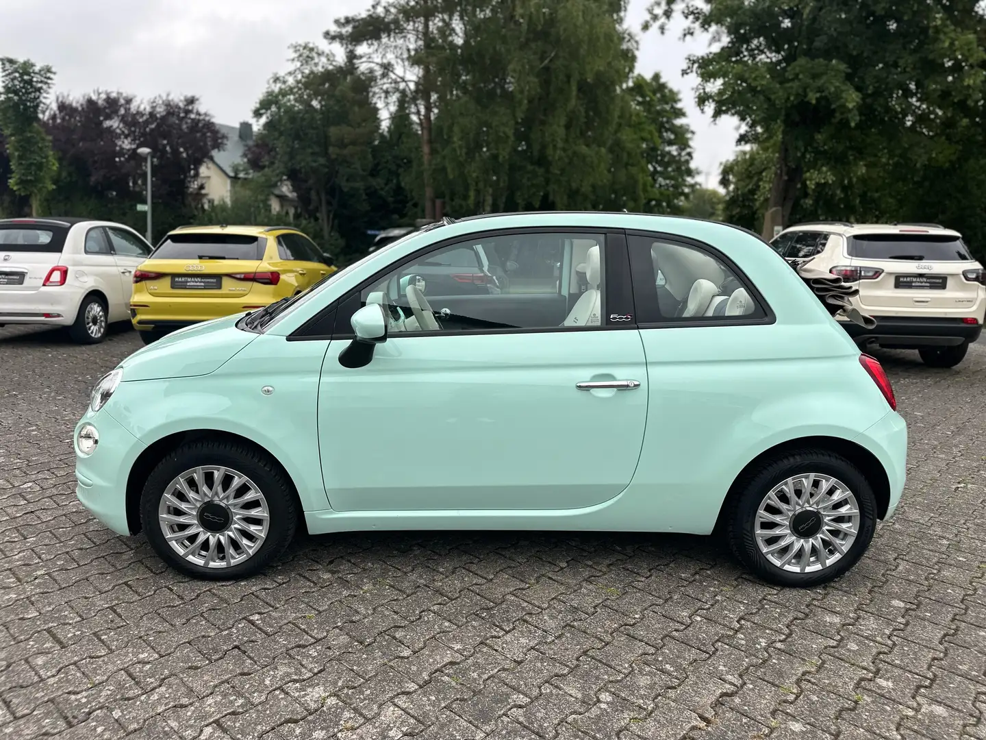 Fiat 500C Lounge schöne und seltene Außenfarbe! Vert - 2