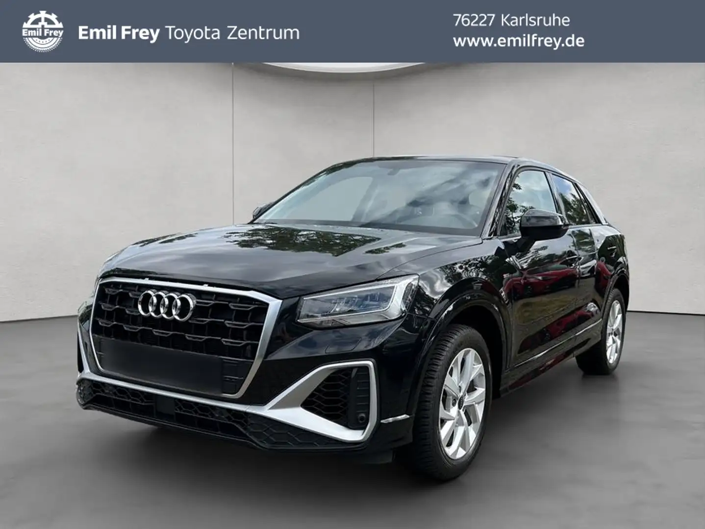 Audi Q2 35 TFSI S tronic S line Allwetter Zwart - 1