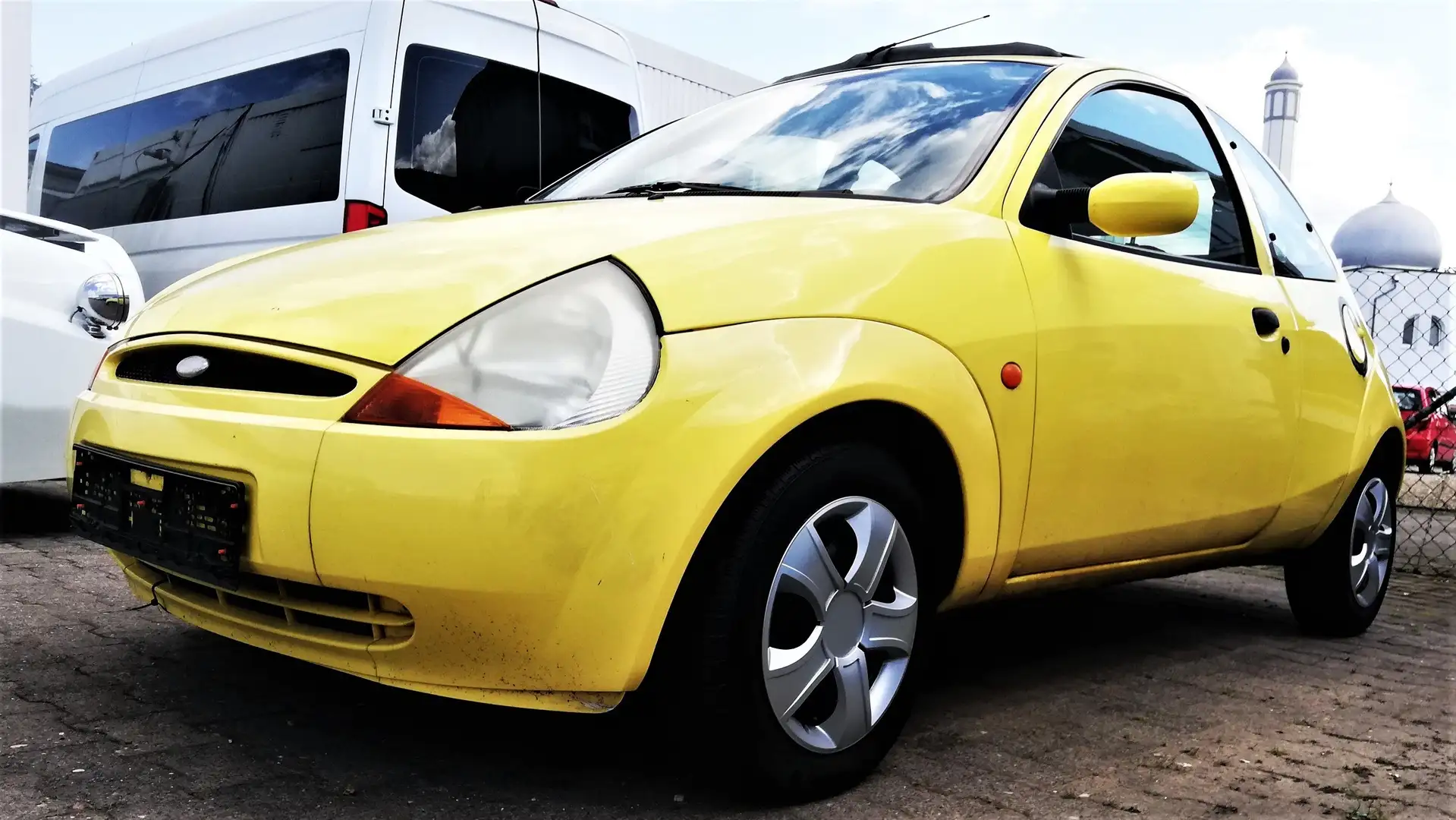 Ford Ka/Ka+ TOP ANGEBOT Schiebedach/  City Car/Wenig Verbrauch Жовтий - 1