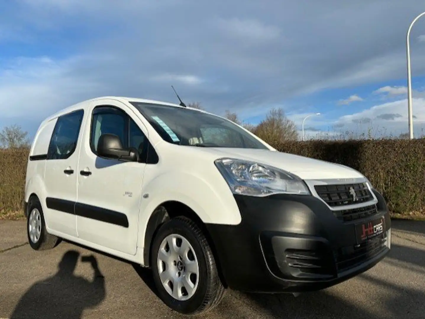 Peugeot Partner 1.6 BENZINE*AIRCO/CC/GPS/3ZIT/SENSORS/FULL! Wit - 2