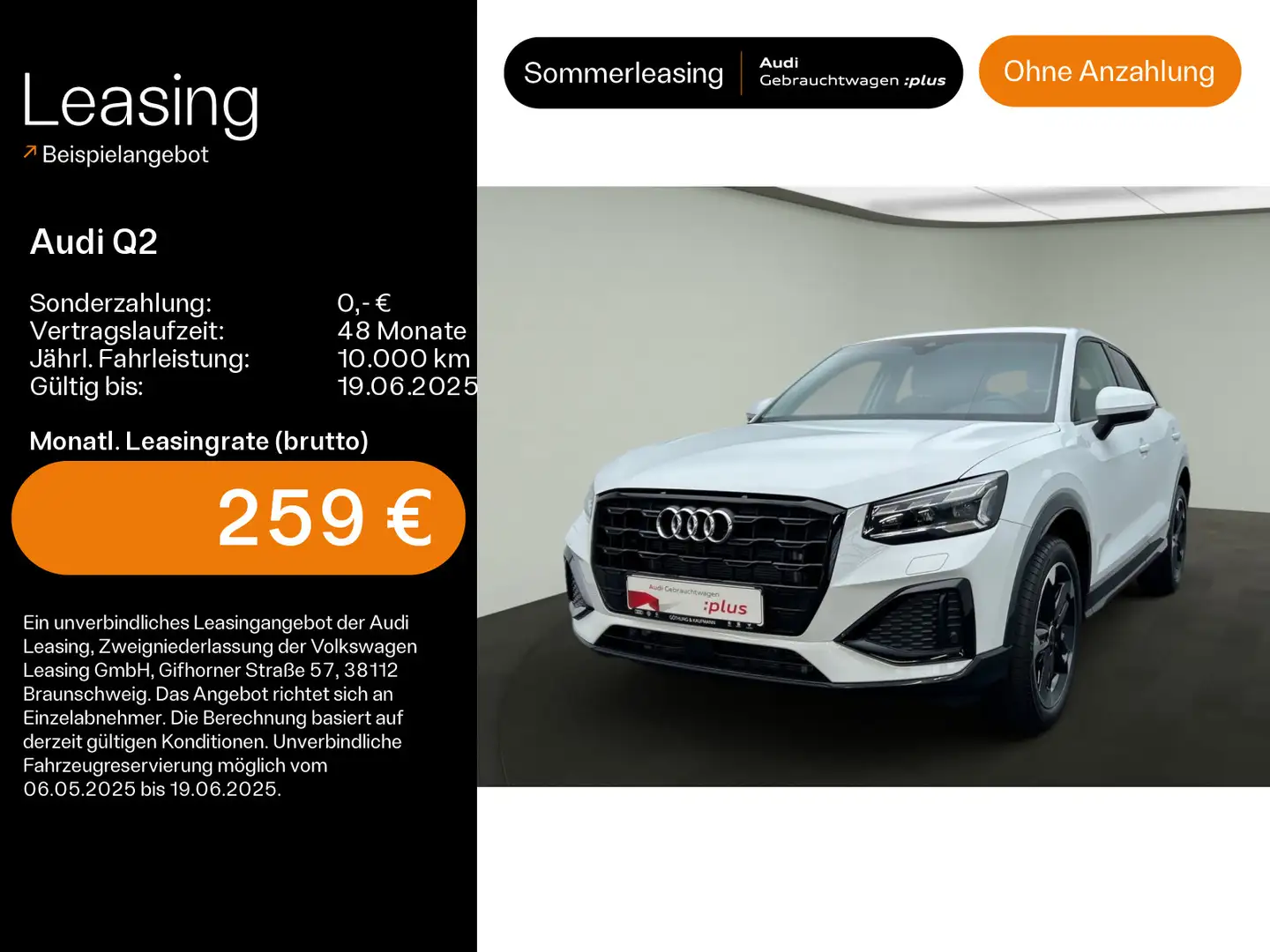 Audi Q2 Advanced 30 TDI*Matrix*Alu*AHK*PDC*Audi Conne Weiß - 1