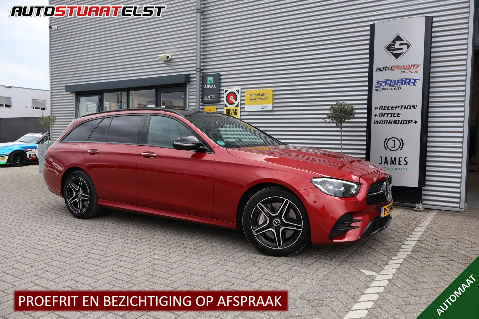 Mercedes-Benz E 300 Estate e AMG Widescreen | Burmester | Pano | Sfeer Piros - 1