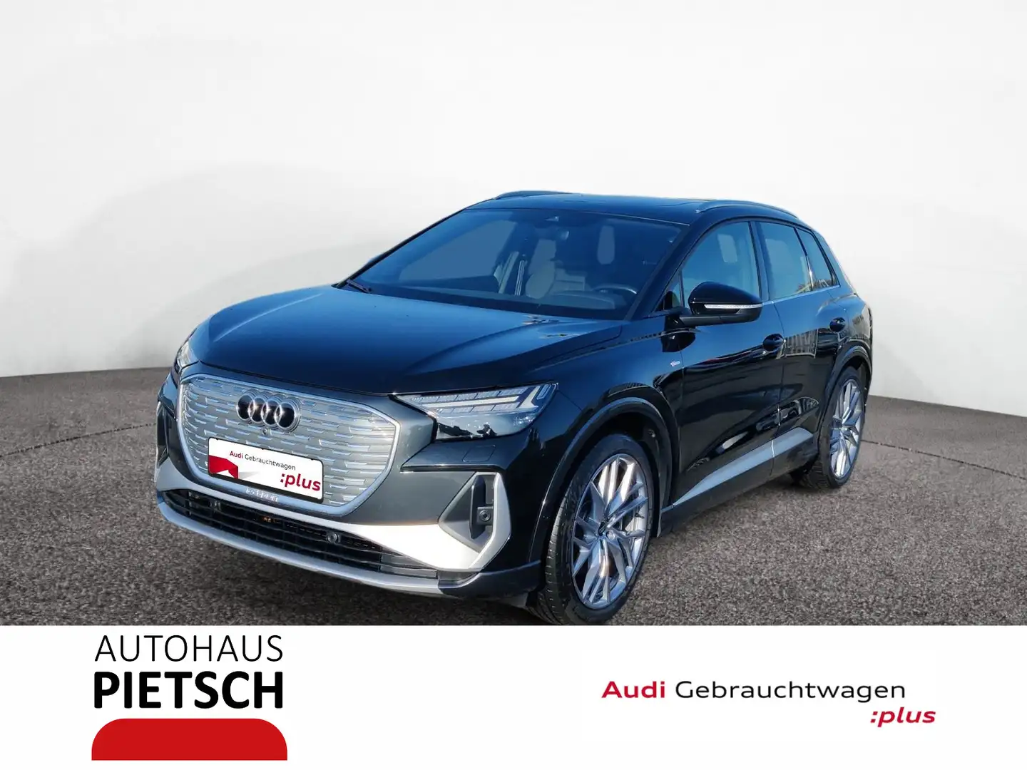 Audi Q4 e-tron 40 77 kWh S-line SONOS Matrix Pano Schwarz - 1