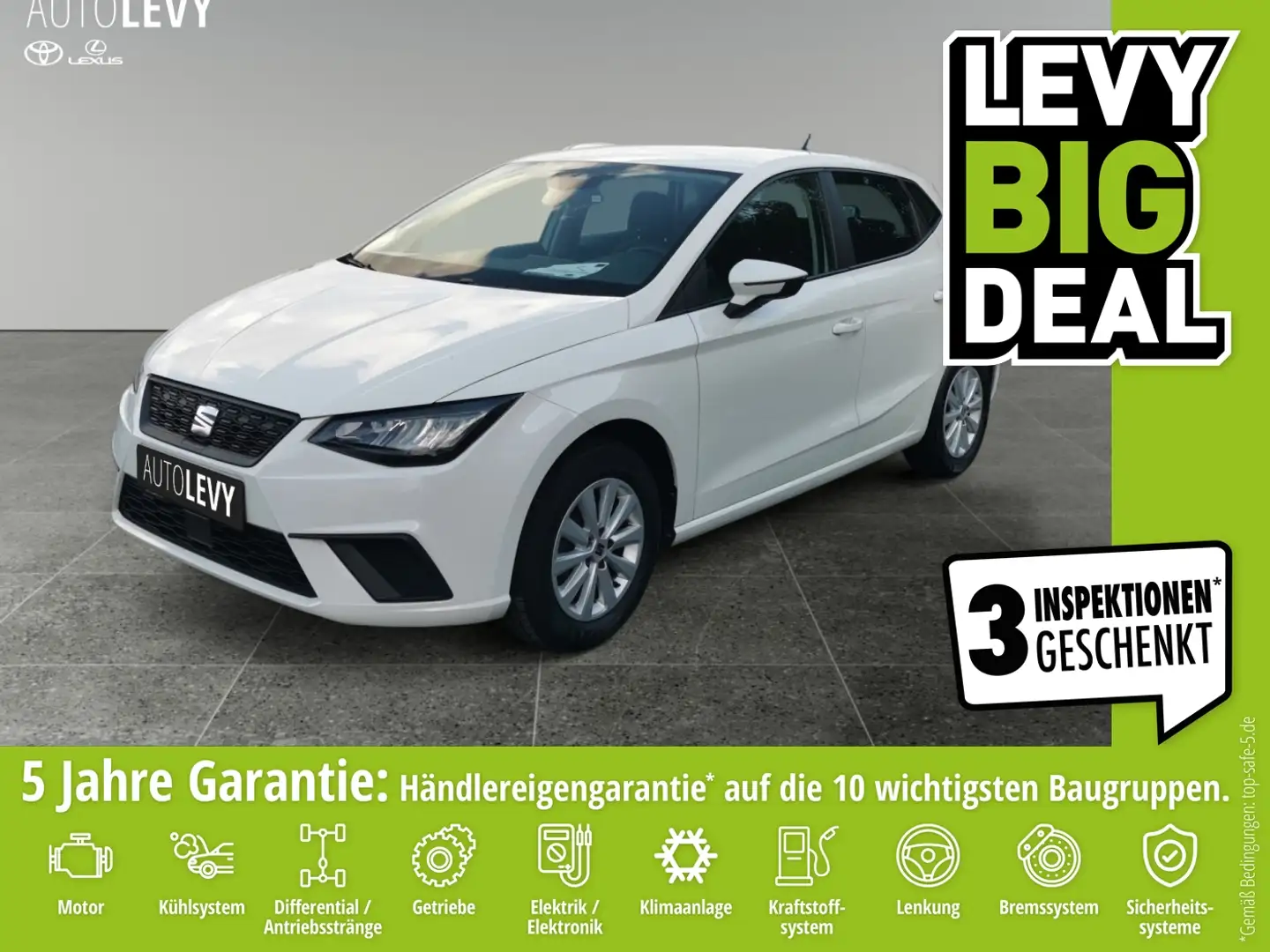 SEAT Ibiza 1.0 TSI Style Facelift*VirtualCP*Carplay Weiß - 1
