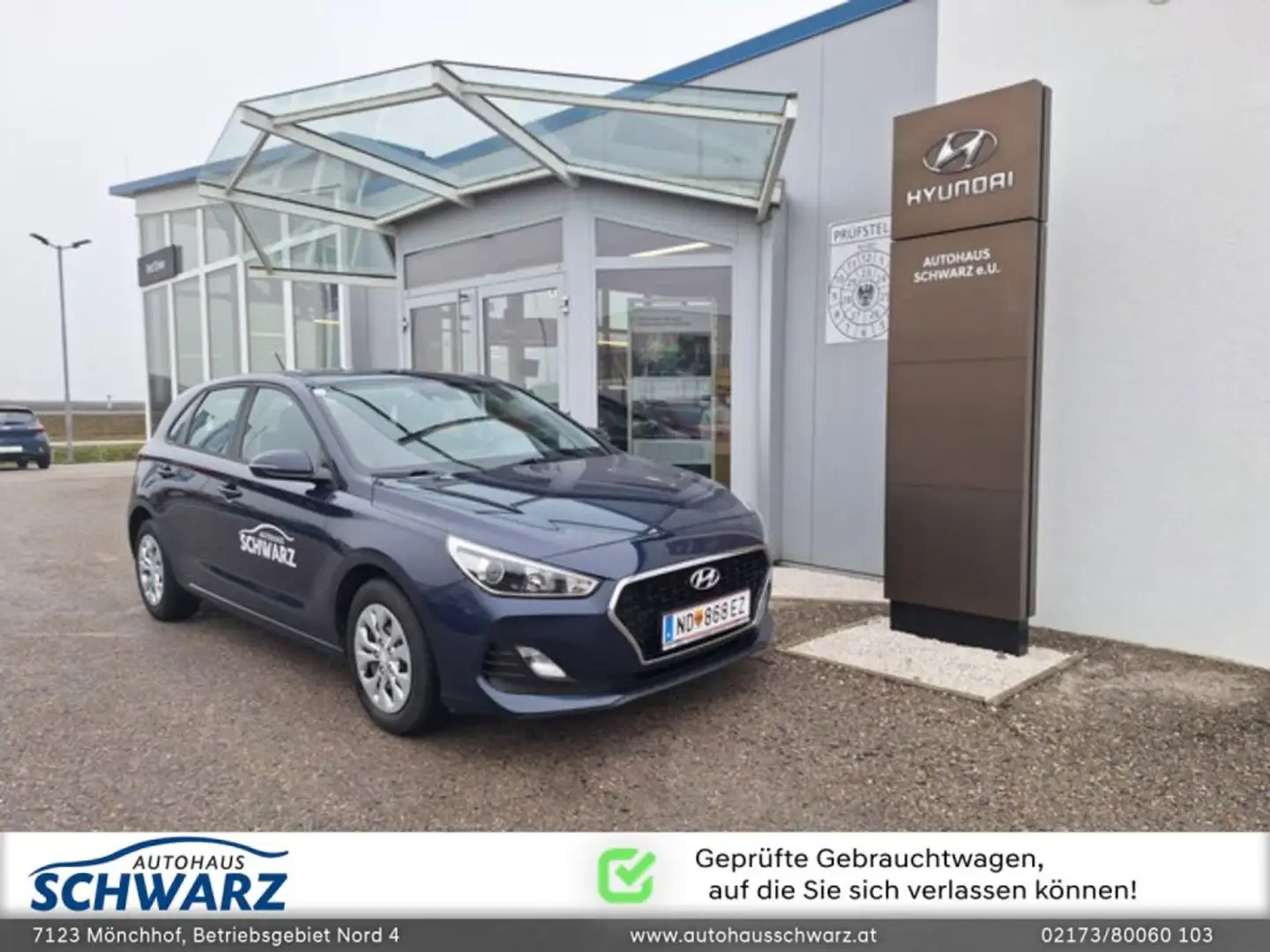Hyundai i30 - PD Entry 1,4 MPI c0b20a Blau - 1
