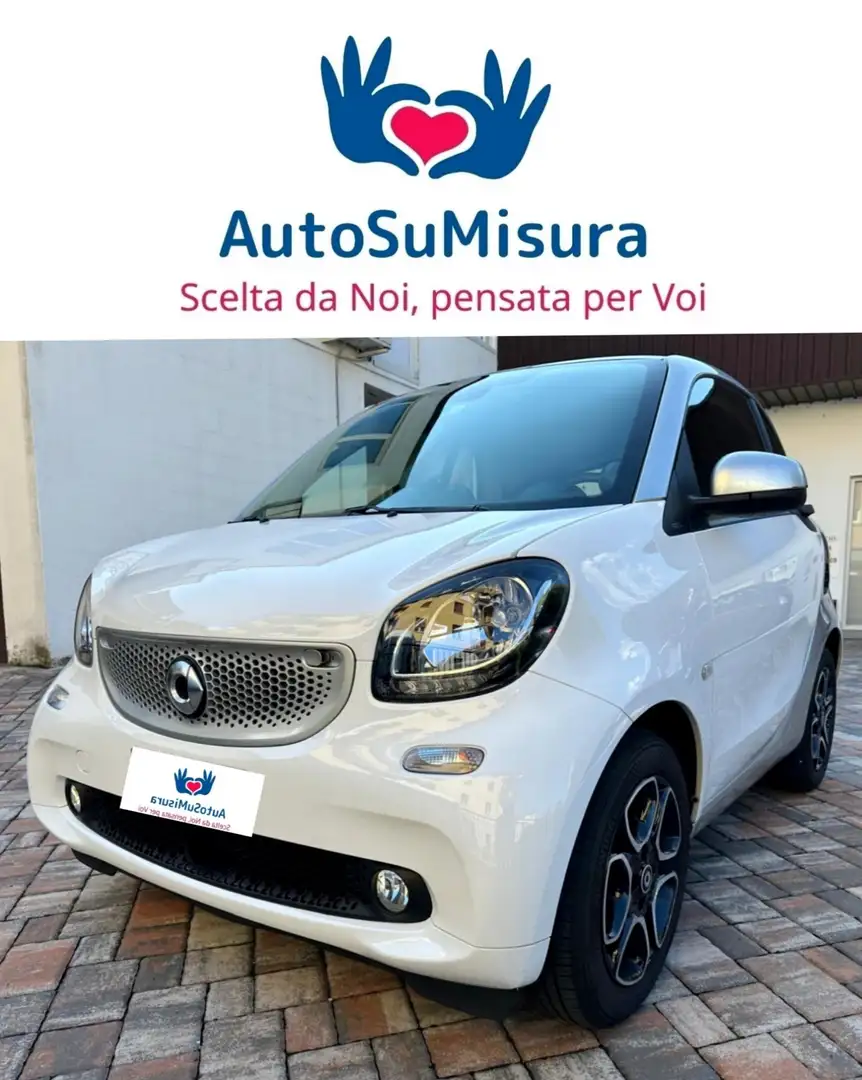 smart forTwo Cabrio 0.9 t Passion 90cv twinamic Bianco - 1