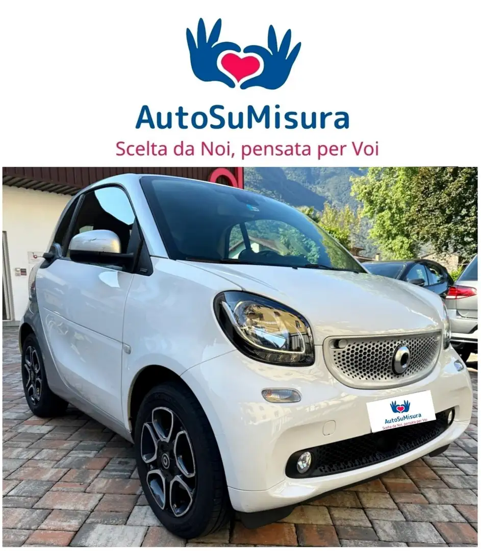 smart forTwo Cabrio 0.9 t Passion 90cv twinamic Bianco - 2
