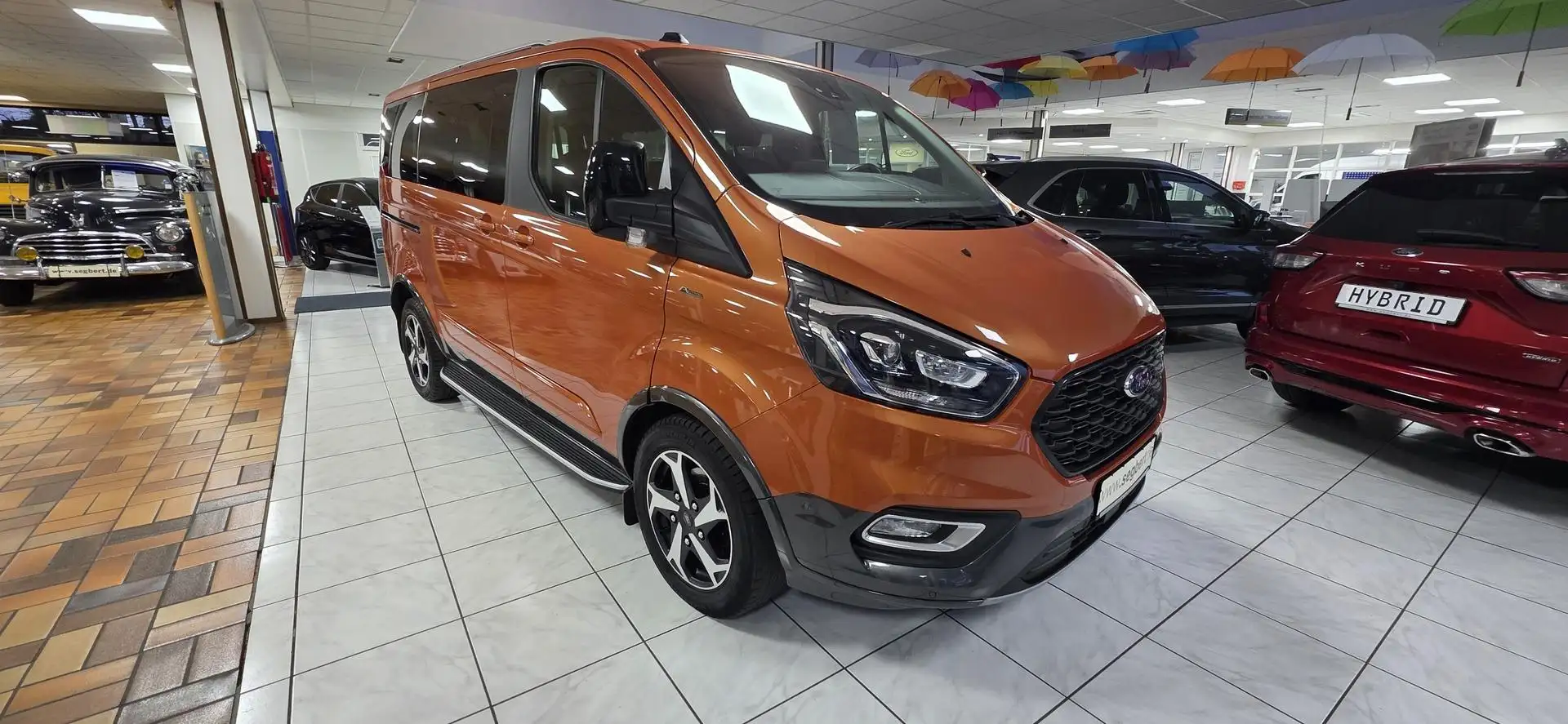 Ford Tourneo Custom 320 L1H1 VA Autm. Active AHK ACC Camera 136 kW (18 Orange - 2