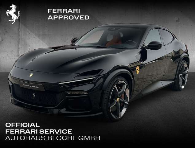 Imagine Ferrari Purosangue *Painted shields*JBL*LED*Leder Orange