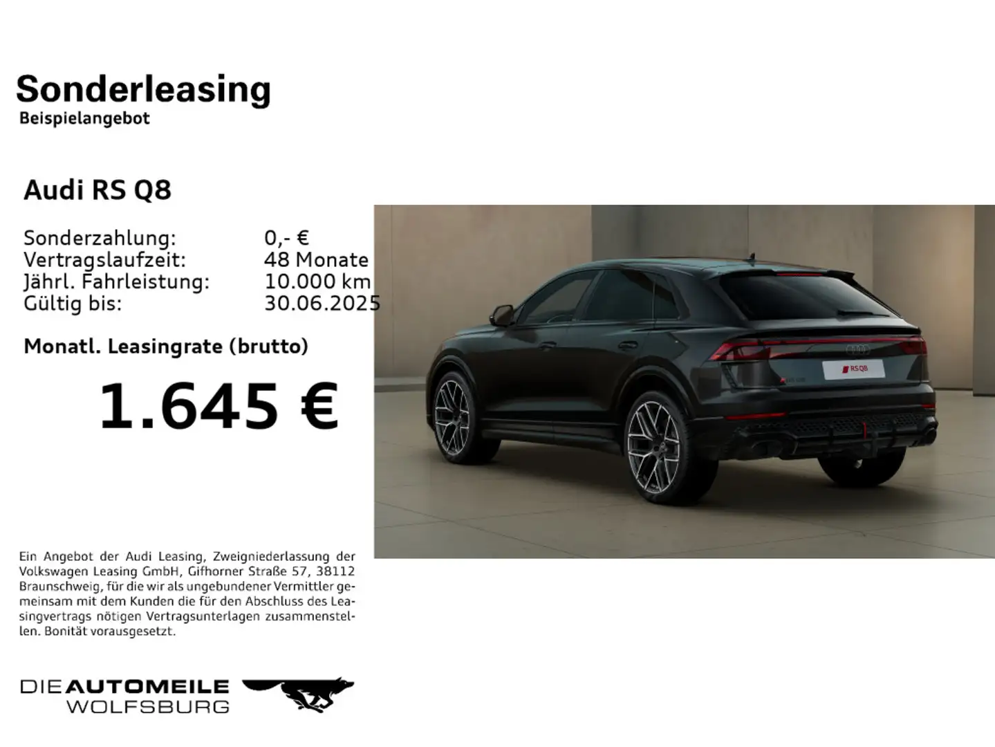 Audi RS Q8 4.0 TFSI quattro tiptronic Stand/Pano/AHK/ Schwarz - 2