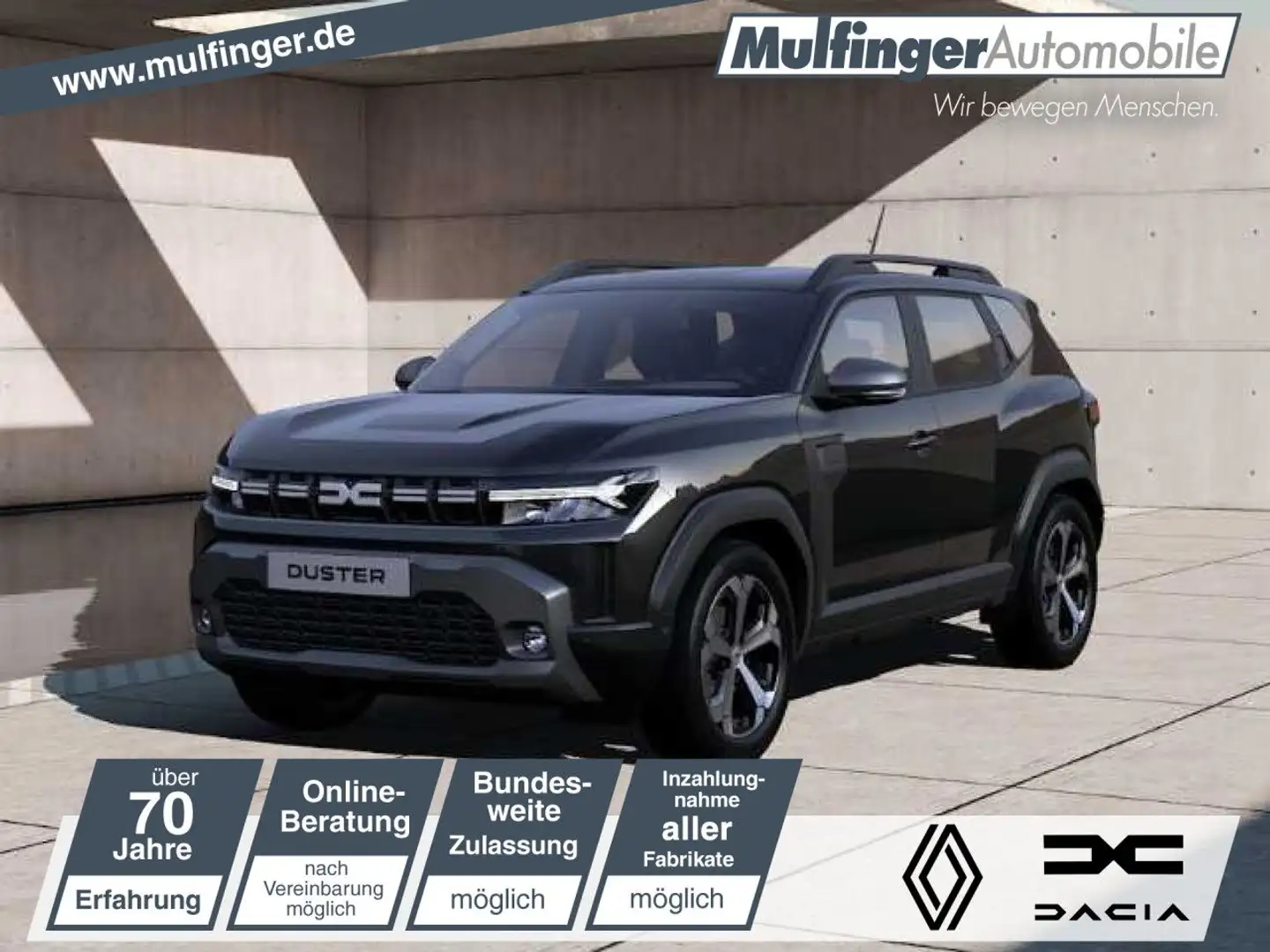 Dacia Duster Journey mild hybrid 140 Kamera EPH SHZ Bluetooth Noir - 1