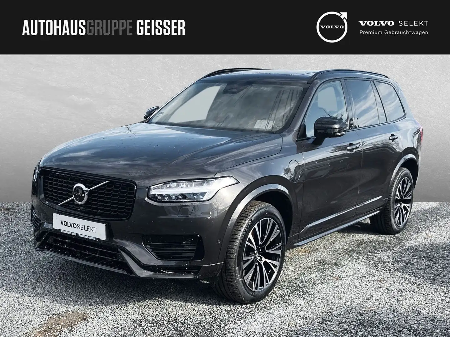 Volvo XC90 T8 AWD Plus Dark Automatik 7-Sitzer AHK ACC Grau - 1