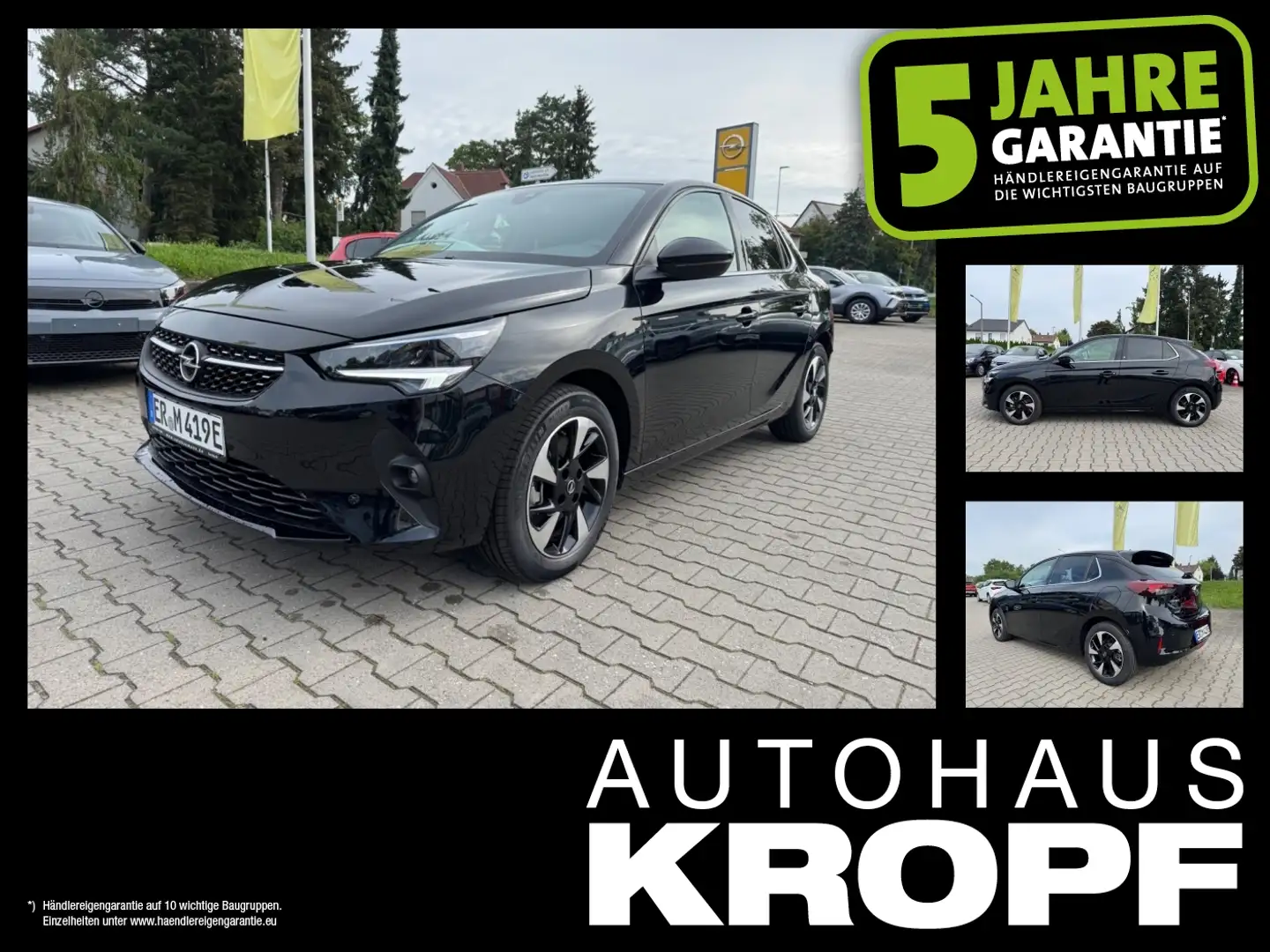 Opel Corsa F e **LED+Navi+SHZ+Fernlichtass.+LM** Schwarz - 1