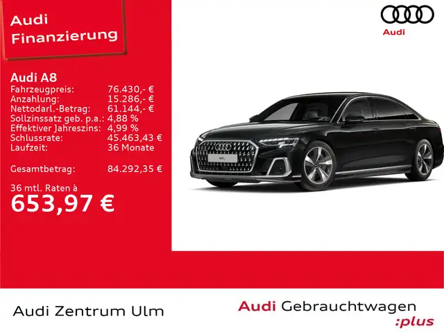 Audi A8 L 60 TFSI e qu PANO VOLL! NP:152.480.- 5J.GAR.