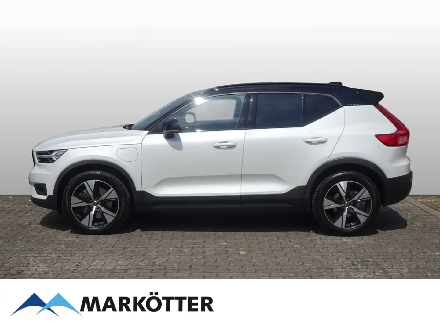 Volvo XC40 T5 Recharge R-Design/LED/ACC/CAM/AHK/H&K Blanc - 2
