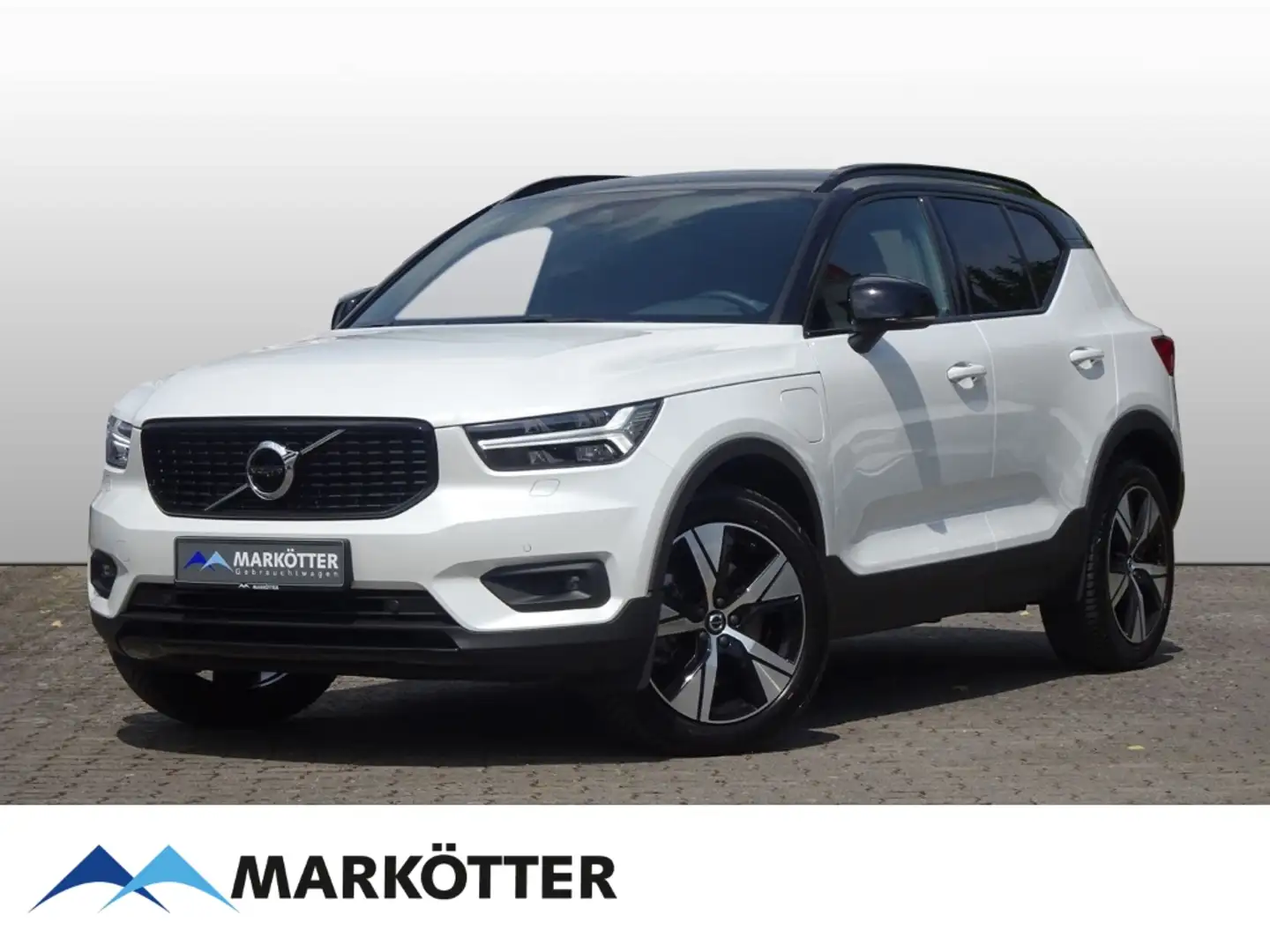 Volvo XC40 T5 Recharge R-Design/LED/ACC/CAM/AHK/H&K Blanc - 1