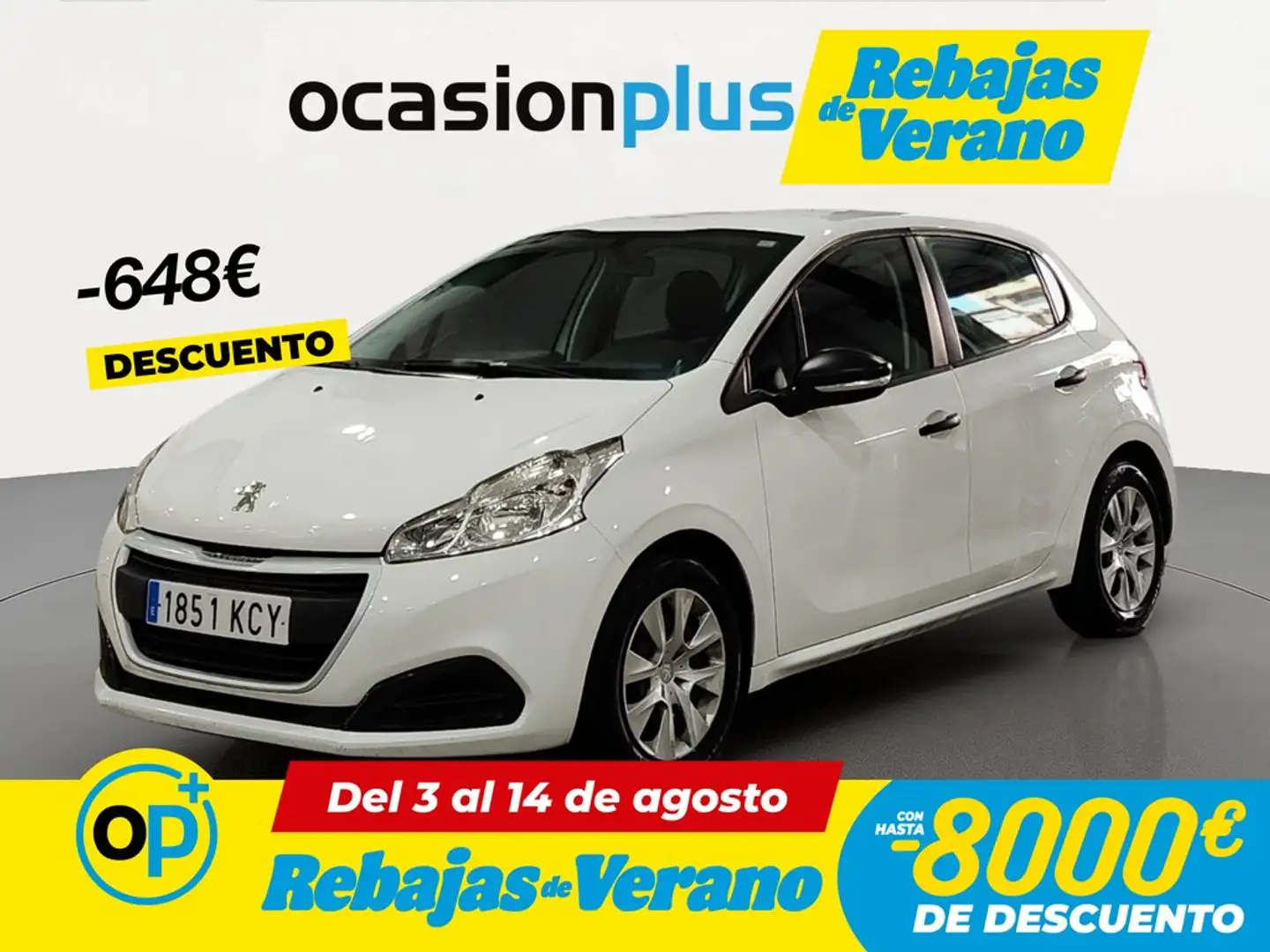 Peugeot 208 1.6BlueHDi Access 75 Blanco - 1
