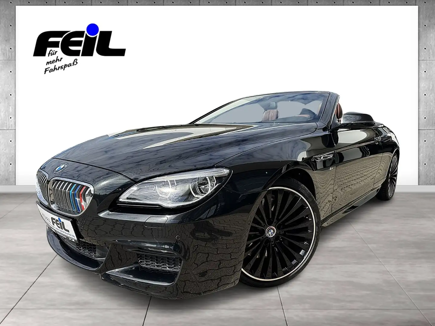 BMW 650 i   M Sportpaket Head-Up HK HiFi Adapt.Dr. Negru - 1
