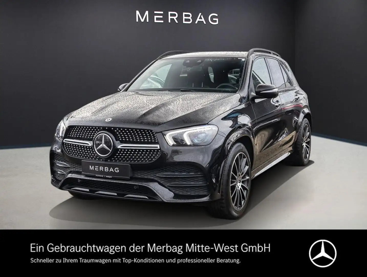 Mercedes-Benz GLE 350 de 4MATIC ACC AHK LED Luft Navi Pano SD Schwarz - 1