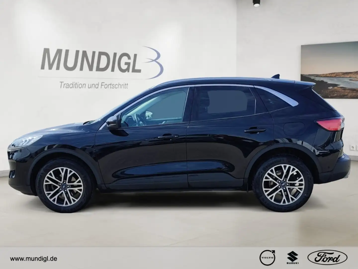 Ford Kuga Titanium NAVI,Autom.,Headup,AHK,Klimaaut.,A Schwarz - 2