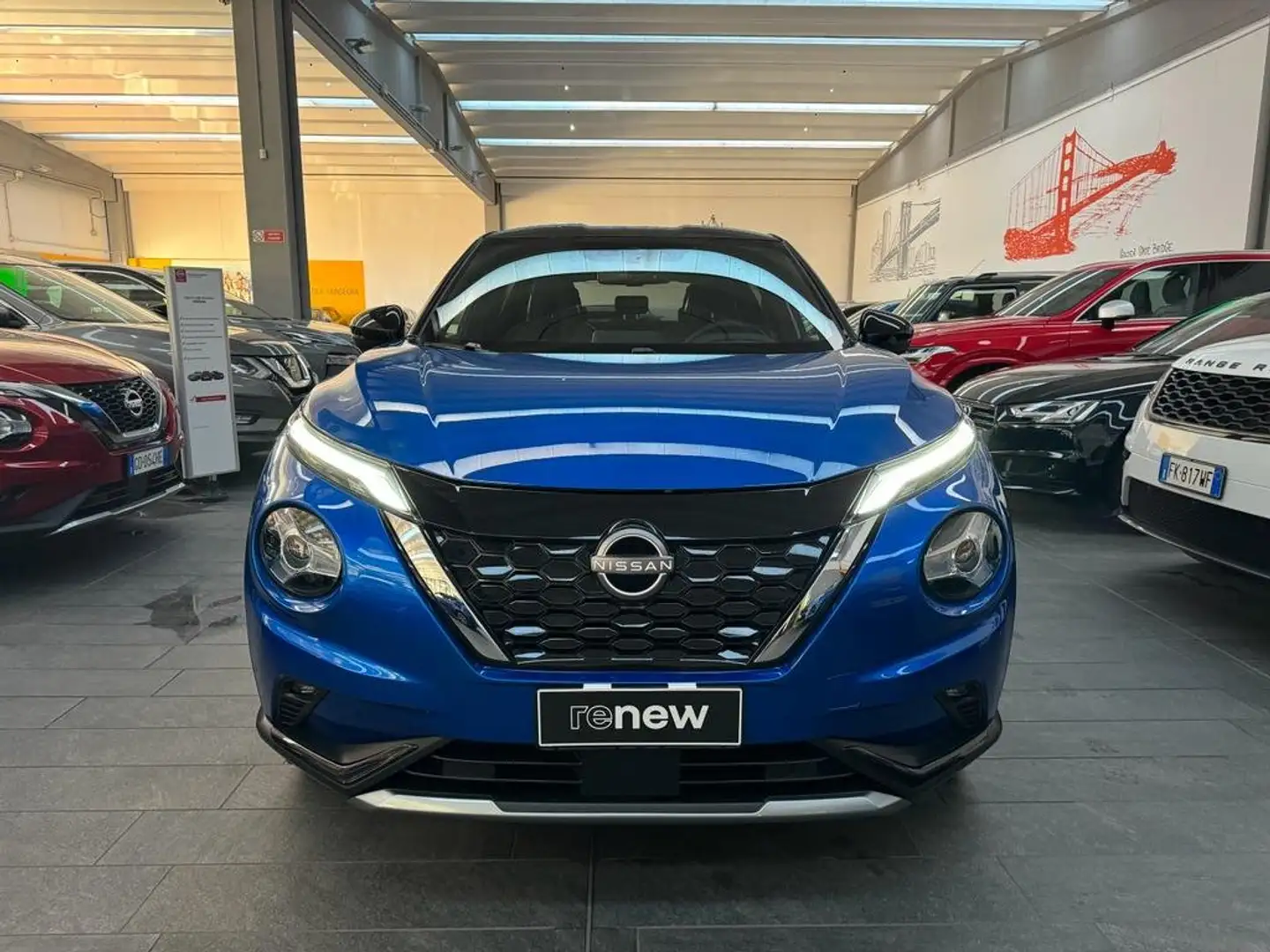 Nissan Juke N-Design 1.6 Hev 140cv OK NEOP./BOSE/CAMERA/FENDI Blu/Azzurro - 2