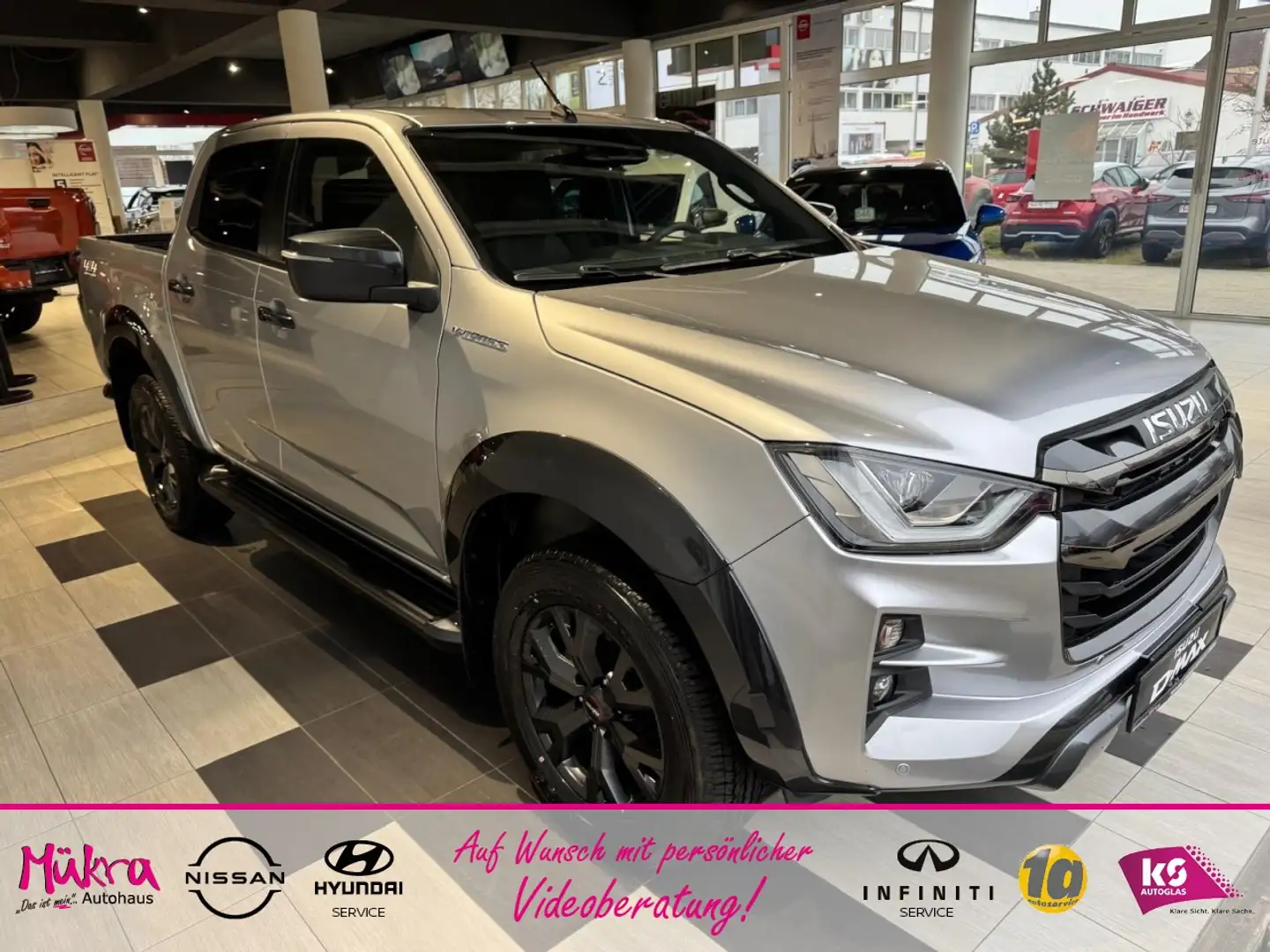 Isuzu D-Max V-Cross BTF Double Cab 4wd Automatik 163 PS Klima Argent - 2