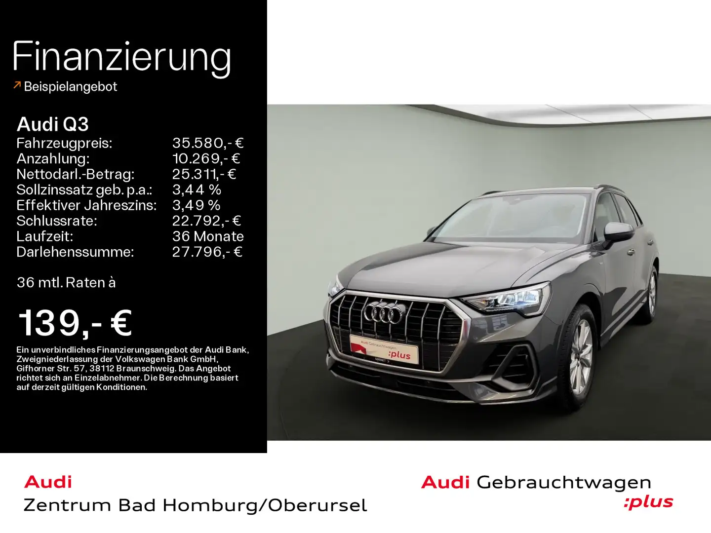 Audi Q3 35 TFSI S line*Navi*AHK*PDC*Virtual Cockpit*A Grijs - 1
