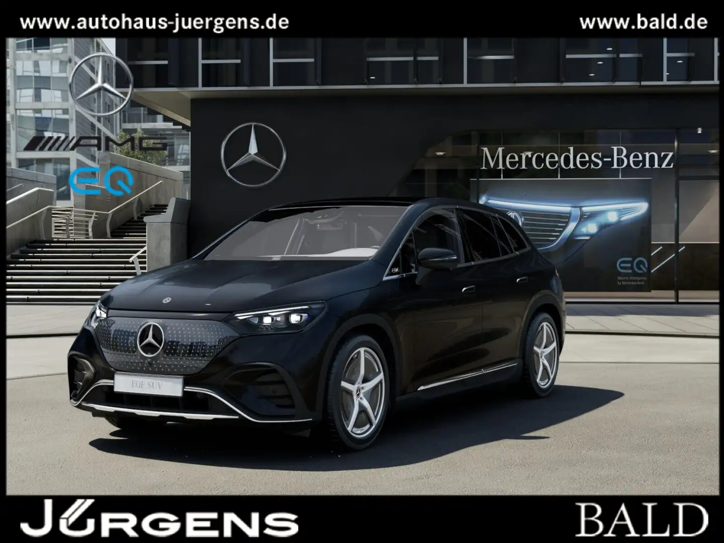 Mercedes-Benz EQE SUV EQE 500 4M SUV AMG-Sport/Hyper/Pano/AHK/Memo/20" Schwarz - 2