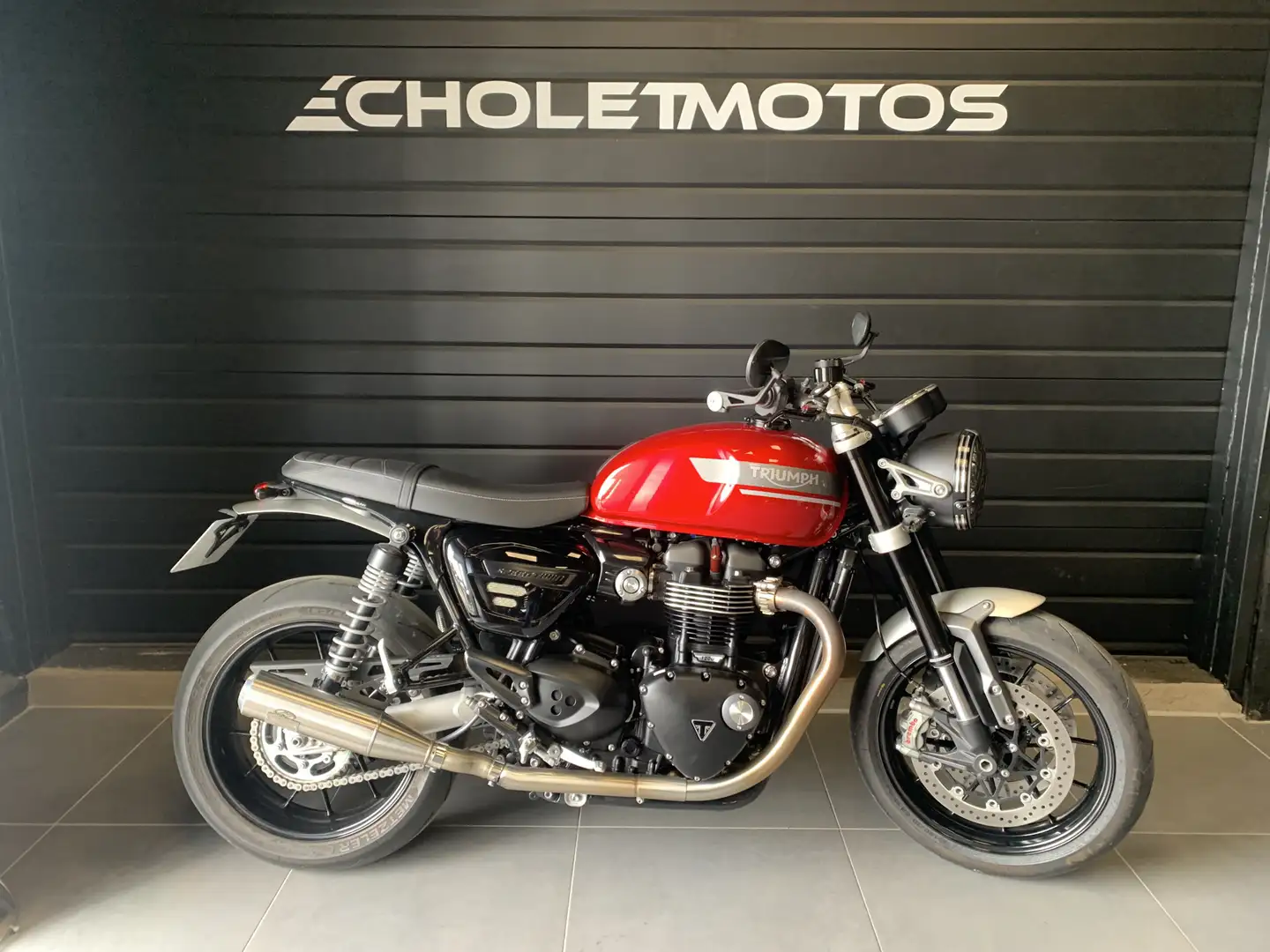 Triumph Speed Twin Roşu - 1