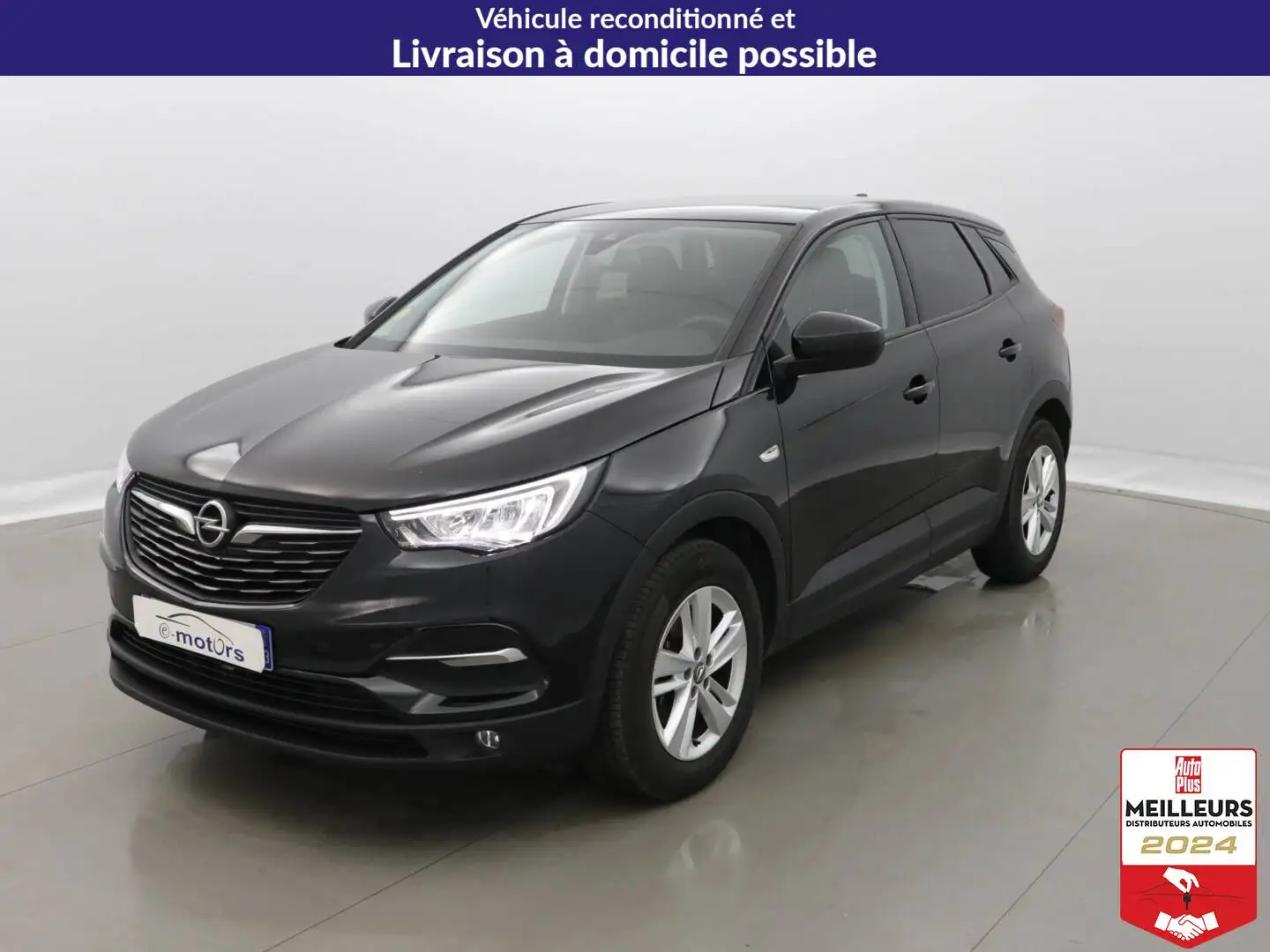 Opel Grandland X 1.5 Diesel 130 BVA8 Edition +GPS +PDC AR/AV Noir - 1