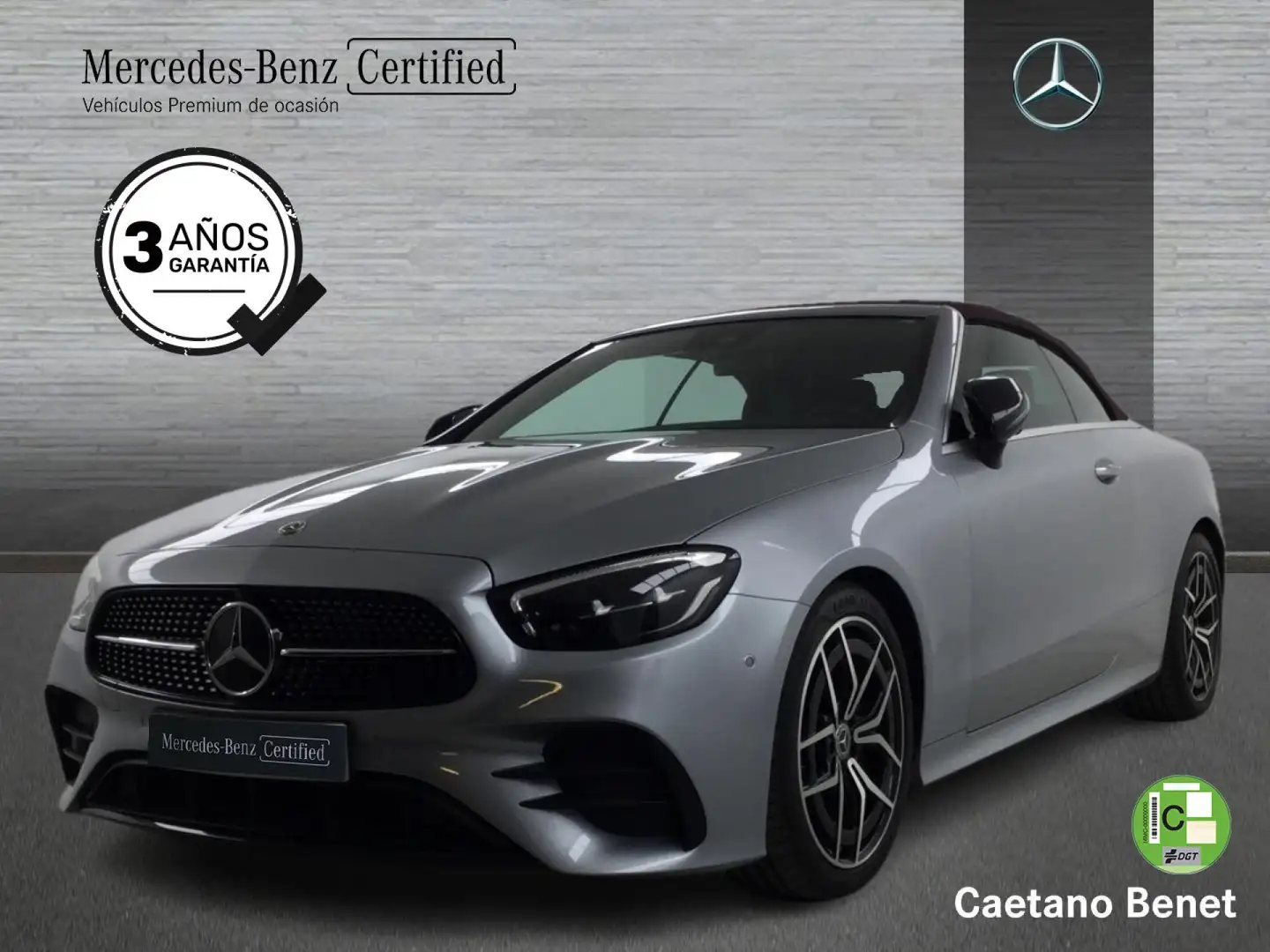 Mercedes-Benz E 220 d Cabrio Silber - 1