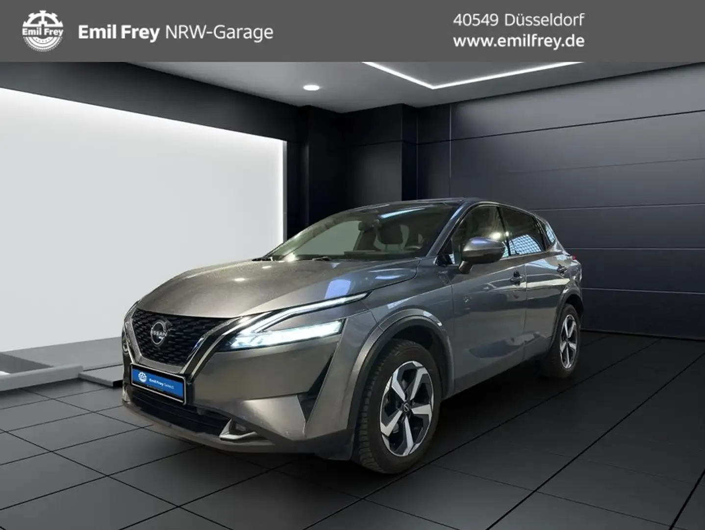 Nissan Qashqai 1.3 DIG-T Xtronic N-Connecta Head-Up/iACC/ Gris - 1