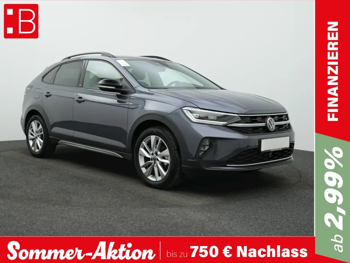 Volkswagen Taigo 1.5 TSI DSG Move IQ.LIGHT AHK ALU17 KAMERA Grau - 1