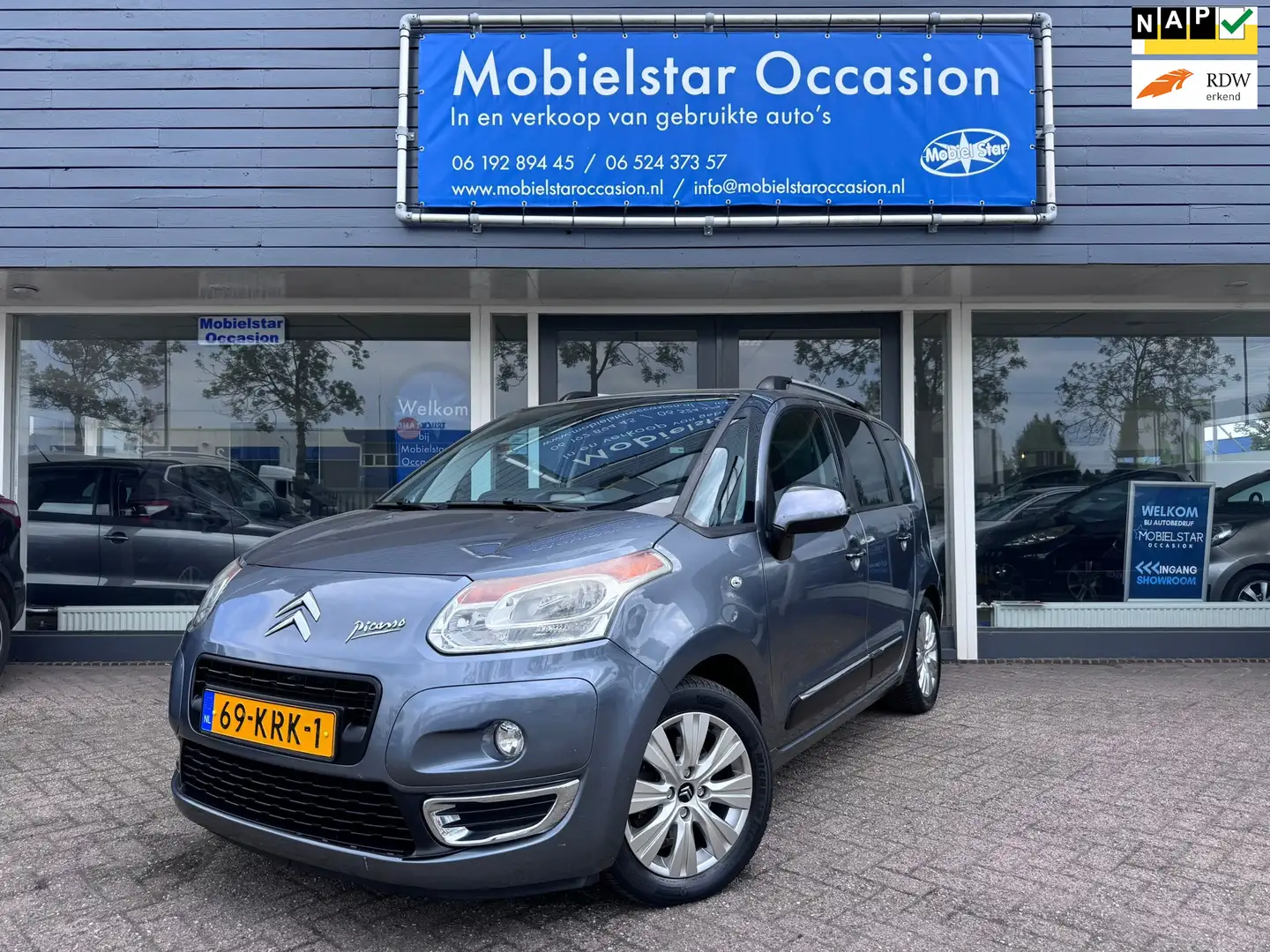 Citroen C3 Picasso 1.6 VTi Exclusive / Trekhaak / Nap / Parkeersensor Grijs - 1