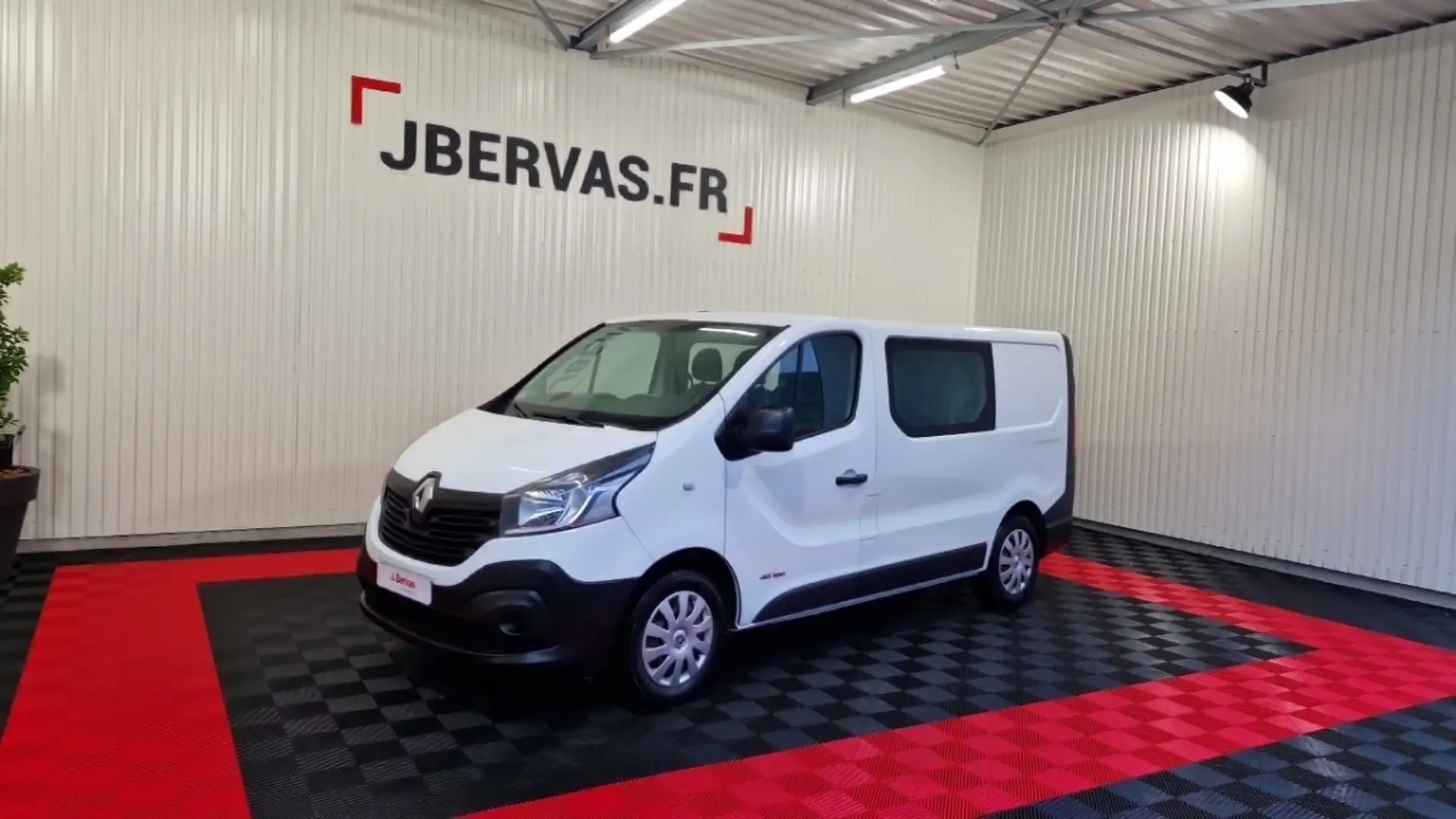 Renault Trafic CABINE APPROFONDIE l1h1 1000 kg dci 120 e6 grand c Blanc - 1