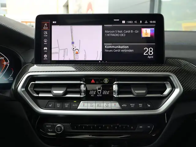 BMW X3 M 40d Gestiksteuerung Head-Up HiFi DAB Ansicht 20